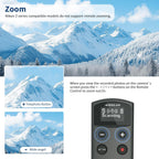 Rechargeable Shutter Release for Nikon AODELAN Wireless Camera Remote Control Compatible with COOLPIX P1000, P1100, P950, B600, A1000, Z50, Z30, Z fc, Z6 II, Z7 II,Z5, Replaces Nikon ML-L7(Black)