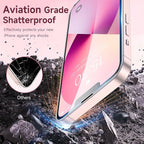 Fotbor for [3 Pack] iPhone 16e/13/13 Pro/14 Screen Protector Glass, 9H Tempered Glass Case Friendly HD Film Accessories iPhone 16e 13 13Pro 14 6.1"