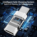 [Apple MFi Certified] Lightning to USB-C Adapter, Stuffcool 4Pack Lightning Female to Type-C Male Digital Connector PD 35W Type-C Fast Charging for iPhone 17/17 Air/17 Pro/17 Pro Max/16/16 Pro/15/iPad