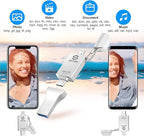 256GB Apple MFi Certified iPhone-Photo-Stick, 3 in 1 USB C Photo-Stick-for-iPhone-USB-Flash-Drive iPhone Memory-Stick Thumb Drives iPhone Backup Memory Stick for iPhone 16 15 14 13 12 iPad Android PC