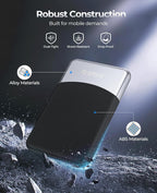 ORICO 4TB External SSD with 2 in 1 USB C Cable, Portable Solid State Drive USB 3.2 Gen 1 Up to 460MB/s, Dust and Drop Resistance, Reliable Storage for USB-C Smartphone, PC, Tablet, Labtop - M25PRO