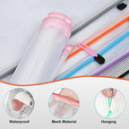 Zipper Pouch,Puzzle Bag,A3 Size Extra Large Zipper Bags,12pcs Waterproof Zipper Pouches for Puzzle Board Game Storage,for Travel,Office and Home Organize.