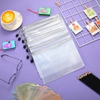 Jetec 32 Pcs Mesh Zipper Bags Toy Storage Bikini Organizer Bag Bolsas Para Guardar Trajes De Baño Waterproof Zipper Reusable Pouch Puzzle Multipurpose for Storage Office(Grey,9 x 7 Inch)