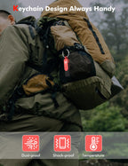 MOSDART 128GB USB3.1 Fast Speed C and A Dual Flash Drive, exFAT Memory Stick with Keychain and LED Indicator, for iPhone 15 and 16, Android Phone, iPad, MacBook, Red and Purple(Pack of 2)