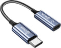 USB C to Lightning Audio Adapter, USB Type C Male to Lightning Female Headphone Converter, Compatible with iPhone 16/15 Full Series, iPad Pro, iPad Air 6/5/4, MacBook