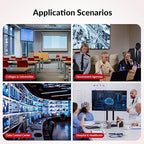 AV Access 4K HDMI Fiber KVM Extender Over IP, up to 550m/1800ft, Zero Latency, 3xUSB 2.0 Ports, Remote Keyboard Mouse USB Control Over Fiber Optic, Remote PC Control in Server Room (4KIP500F-KVM)