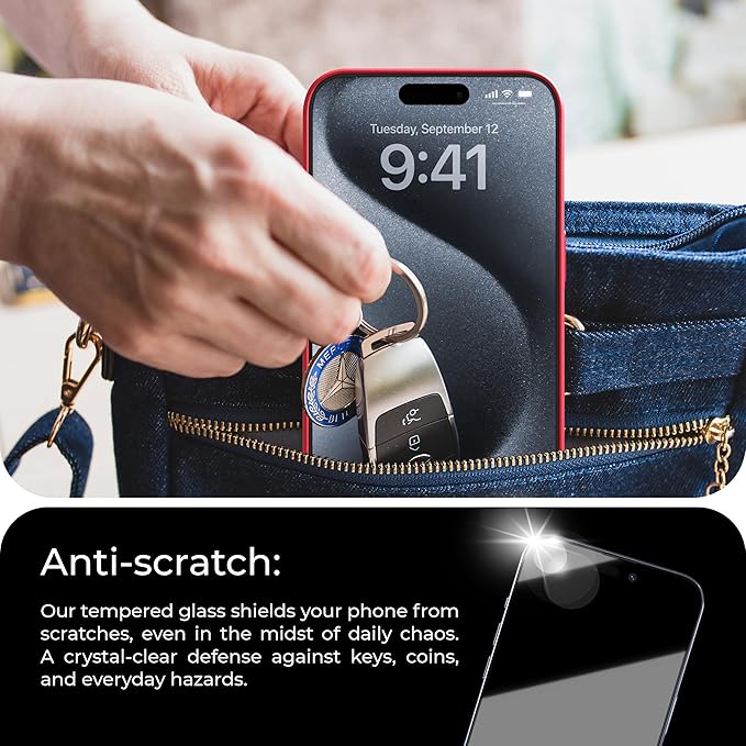 Deppa |2 Pack| Anti-Blue Light Screen Protector for iPhone 12/12 Pro (6.1')| Scratch Resistant Tempered Glass | 3D Edge to Edge Coverage | Easy Installation Kit | Eye Safeguard TÜV Certified