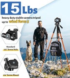 JOILCAN Tripod for Camera, 67" Heavy Duty Camera Tripod, Phone Tripods for Video Recording Photo Vlog, Aluminum Tripods with Holder & Travel Bag for Cameras DSLR iPhone Projector Laser