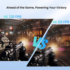 NEWCARE 4K@120Hz HDMI Switch 3 in 1 Out, HDMI 2.1 Splitter 8K@60Hz with 2.6 ft HDMI 2.1 Cable, HDMI Switcher Support 48Gbps, HDR10+, VRR, Dolby, HDCP 2.3, Compatible with PS5/PS4 Xbox TV Projector