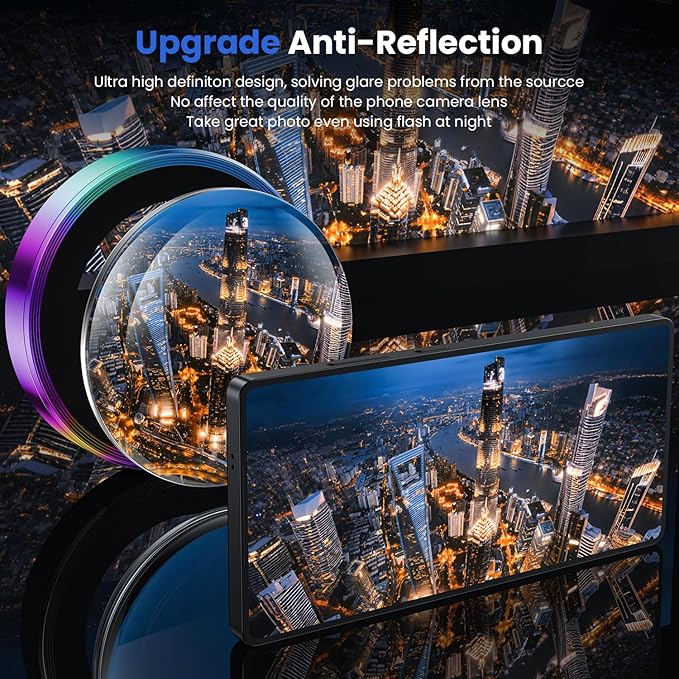 WSKEN for Samsung Galaxy S25 Ultra Camera Lens Protector - Ultra Thin Case Friendly, 9H Shatterproof Tempered Glass with Aluminum Metal Circle Camera Screen Protector Cover Accessories, Colorful