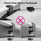 EHO Clamp-On Desk Organizer, Multifunctional with Pencil Drawer, Mouse Pad Storage, Swivel, Spill-Proof, Under Desk Storage, Easy Installation, Reduces Clutter, TAA-Compliant