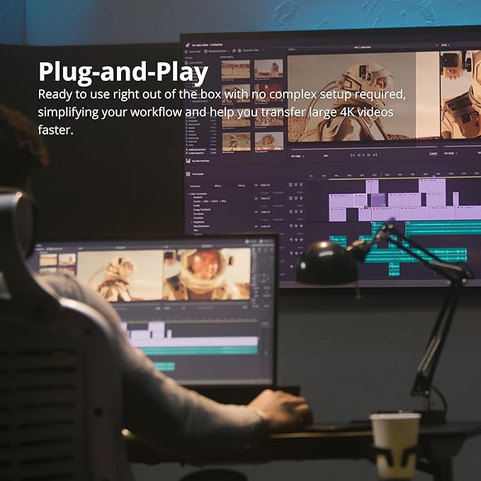 Timetec 1TB Pro Portable USB 3.2 Gen 2 Type-C/Type-A SSD Read Speed 1000MB/s Solid State Drive Stick for iPhone 15/Android/Tablet/Windows/Mac