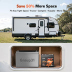 LiTime 12V 100Ah Xtra-Mini Bluetooth Small LiFePO4 Battery (2)