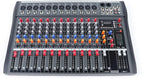 Pro 12 Channels Live Audio Mixer Bluetooth USB DJ Sound Mixing Console with 3 Stage Equalization Regulate 6 Modes Of Music for Family Ktv,Campus Speech,Meeting