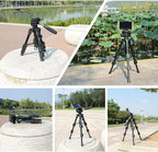 Mini Tripod for Camera,Zomei Travel Table Tripod with 3-Way Pan/Tilt Head 1/4 inches Quick Release Plate and Bag for DSLR Camera Tripod Carrying Bag