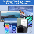 Screen Cleaner Spray and Wipe, Streak-Free Computer Screen Cleaner, Portable Laptop Cleaning Kit for Phone Car Touchscreen Monitor PC MacBook iPad TV Electronic, Refillable 2oz Spray Microfiber Cloth