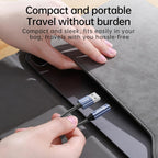 USB to 3.5mm Jack Audio Adapter, External Stereo Sound Card USB-A to Audio Jack Adapter with Auxiliary Stereo Converter, Compatible with Desktop, Laptop Mac, Linux and More!