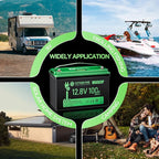 12V 100Ah LiFePO4 Battery BCI Group 31 Lithium Battery, Deep Cycle Battery with 100A BMS, 1280Wh Energy, Up to 15000 Cycles & 10-Year Lifespan for Trailer RV, Marine, Home Energy System