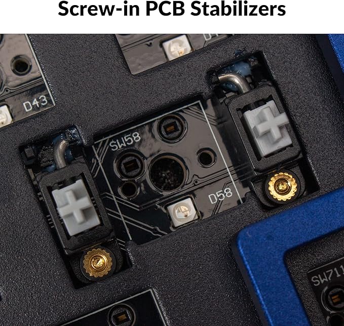 Keychron Q5 Wired Custom Mechanical Keyboard Full Aluminum Barebone Version, Hot-Swappable 96% Layout, Double-Gasket DIY Kit, QMK/VIA Programmable Macro Compatible with Mac Windows Linux - Blue