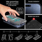 Deppa |2 Pack| Anti-Blue Light Screen Protector for iPhone 12/12 Pro (6.1')| Scratch Resistant Tempered Glass | 3D Edge to Edge Coverage | Easy Installation Kit | Eye Safeguard TÜV Certified