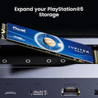 FX660 2TB M.2 SSD, PCIe Gen 4x4 Dynamic SLC Cache - Speeds up to 5200MB/s M.2 2280 NVMe Internal SSD, Upgrade Storage for PC Computer, Laptop and PS5