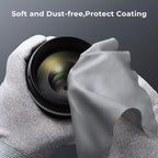 K&F Concept 6 Pack Microfiber Cleaning Cloths - Lens Cleaning Cloth for Cleaning Camera Lenses, Glasses, Screens, Cameras, Eyeglasses, LCD TV Screens, Tablets Washable