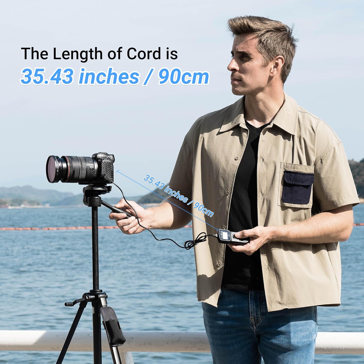 JJC TC-80N3 Intervalometer Timer Remote Shutter Release Time Laspe for Canon EOS R1 R5 Mark II R3 5D Mark IV III II 6D Mark II 7D Mark II 5DsR 1Dx Mark III II 1Ds Mark III 50D 40D & More Canon Cameras