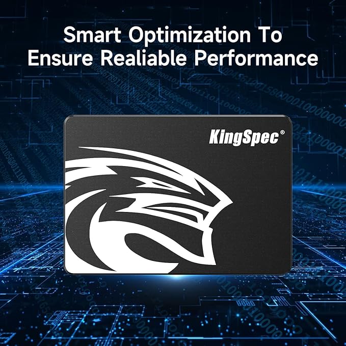 KingSpec 2TB 2.5 SSD SATA III Internal - 550MB/s Read, 520MB/s Write with 3D NAND Flash, for Laptop & Desktop PC Upgrade