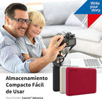 Toshiba Canvio Advance 1TB Portable External Hard Drive USB 3.0, Red - HDTCA10XR3AA