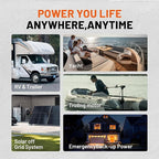 12V 310Ah LiFePO4 Lithium Battery – Max. 3968Wh Solar/RV/Off-Grid Power,15000+ Deep Cycles, 100A BMS,Low-Temp Protection,A+ Grade Cells for Marine, Trolling Motor, Home Energy Storage (1 Pack)