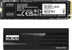 KLEVV CRAS C930 2TB M.2 2280 NVMe PCIe Gen4x4 Internal Gaming SSD Aluminium Heatsink Included, Compatible with PS5, up to 7400MB/s with DRAM Cash (K02TBM2SP0-C93)