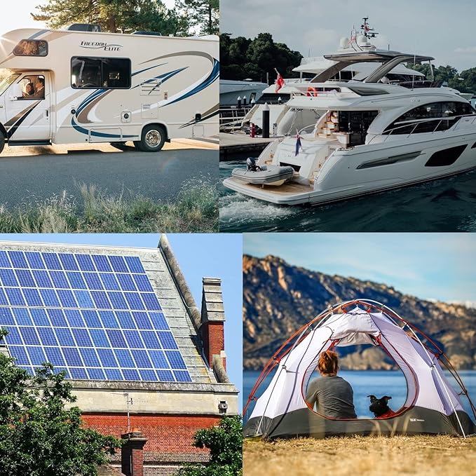 12V 10Ah LiFePO4 Battery, Lithium Battery with BMS, 3000+ Cycles, 128WH Deep Cycle Battery for Marine Battery, Car, RV, Golf Cart, Solar, Trolling Motor, Replace AGM/SLA