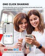 MFi Certified 256GB Flash Drive for iPhone Photo Stick, USB Thumb Drive Memory Stick High Speed USB Drive Photo Storage for iPhone Flash Drive Compatible for iPhone/iPad/Android/PC (Blue)