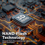 DATO 512GB SSD 2.5" SATA III Internal Solid State Drive, 3D NAND, SLC Cache, Up to 535/500 MB/s, Compatible with Laptop & PC Desktop