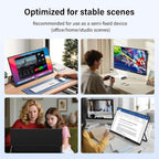 Innoview 23.8” 4K Large Portable Monitor, UHD (3840*2160) 100%sRGB IPS Speakers USB-C HDMI Work Home Second Monitor W/180°Adjustable Stand for Laptop, Desktop, Macbook, Phones, Tablet, PS5/4, Switch