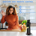 Auto Face Tracking Phone Holder for Phone, GoPro, Compact Camera, 360° Rotation Mount with Remote Compatible with Tripod, Rotating Stand for iPhone for Vlog, Streaming, Video, FaceTime, TIK Tok