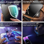 (2-Pack Matte Privacy Anti-Spy Screen Protector for iPhone 16e/13/13 Pro/14 (6.1-Inch),9H Tempered Glass,Anti-Glare,Full Coverage,Anti-Fingerprint,Auto Dust Removal,Bubble-Free