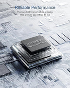 256GB USB C Flash Drive Up to 450MB/s USB 3.2 Solid State Thumb Drive Type-A + Type-C 2-in-1 Flash Drive Memory Stick Data Storage Compatible with Smartphone Tablet Computer Game Console