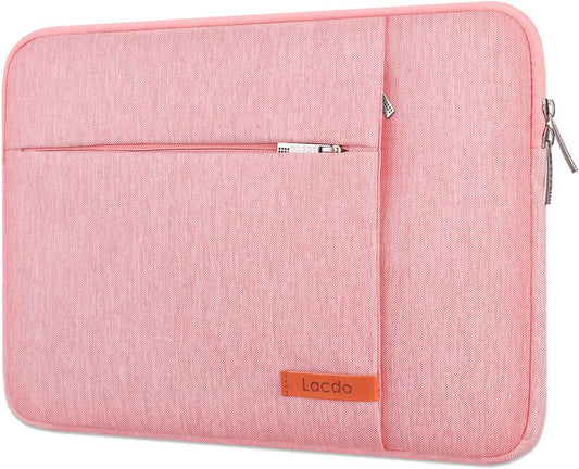 Lacdo Chromebook Case 11 Inch Laptop Sleeve for 11 Inch Acer HP Lenovo Dell Samsung ASUS Chromebook Spin 3 11, 13 inch New Surface Pro 11 Copilot+PC / 10 9 8 X, 11.6" MacBook Air Computer Bag, Peach