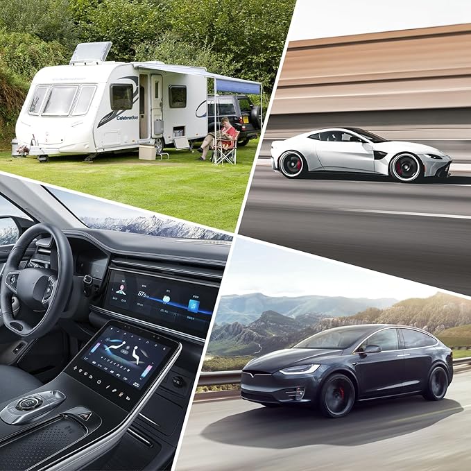 TPE AGM Battery BCI Group 48, Maintenance Free 12V 70Ah, H6 Size, 120RC, 800CCA, Automotive Battery, Reliable Performance for Cars Lead-Acid