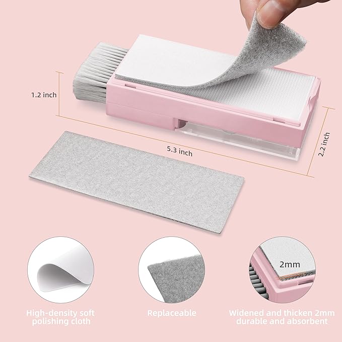 Keyboard Cleaning Kit, All in 1 Laptop Cleaning Kit for MacBook iPhone iPad Camera Lens Airpods Computer, Compact Keyboard Cleaner with Spray and Brush, Multitool for Electronic Screen