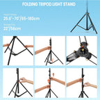 22" Large Ring Light with Stand,Foldable LED Big Ring Light Tripod for iPhone Phone Ipad, 75" Tall Tripod Touch Screen,Wireless Remote for Live Stream,YouTube,TikTok Video Shooting