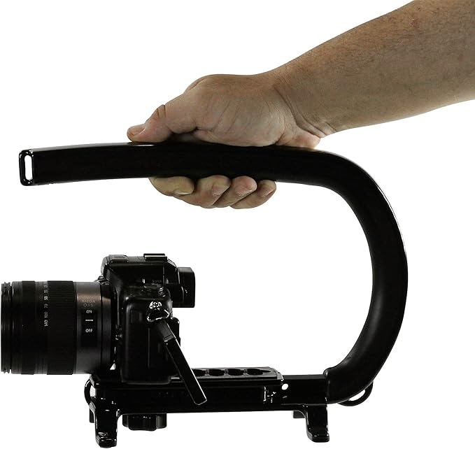 Original Cam Caddie Scorpion Video Camera Stabilizer Handle for Nikon, Canon, JVC, Toshiba, Sony, Olympus, Pentax, Apple iPhone, GoPro Hero 4, Hero 3+, Hero 3 and More - Black (0CC-0100-00)