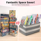 Umriox Zipper Bags, 6 Assorted Size (6 Colors, 12 Packs), Project Bags for Cross Stitch, Mesh Zipper Pouch for Office Supplies Travel Accessories and Board Games Storage