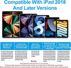 Stylus Pen for iPad 2018-2025 with Palm Rejection, Apple Pencil for Pad11th/10th/9th/8th/7th/6th Gen, iPad Pro 11/12.9 inch, New iPad Air 2025 11&13-inch(M3/2) /5th/4th/3th Gen, iPad mini 6th/5th