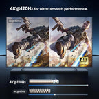 NEWCARE 8K HDMI Switch 3 in 1 Out, HDMI 2.1 Switch with Remote, HDMI Splitter 4K@120Hz Support 8K@60Hz HDCP2.3 HDR10+ VRR ALLM Dolby, HDMI Switcher Compatible with TV PS5/4 Xbox Laptops PC Projector