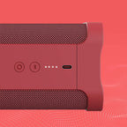 Skullcandy Terrain XL Wireless Bluetooth Speaker - IPX7 Waterproof Portable Speaker, 18 Hour Battery, Nylon Wrist Wrap, True Wireless Stereo (Red)