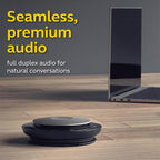 Jabra Speak 750 MS Wireless Bluetooth Speakerphone with Link 370 USB Adapter – Portable Conference Speaker for Holding Meetings Anywhere with Premium Audio - Certified for Microsoft Teams