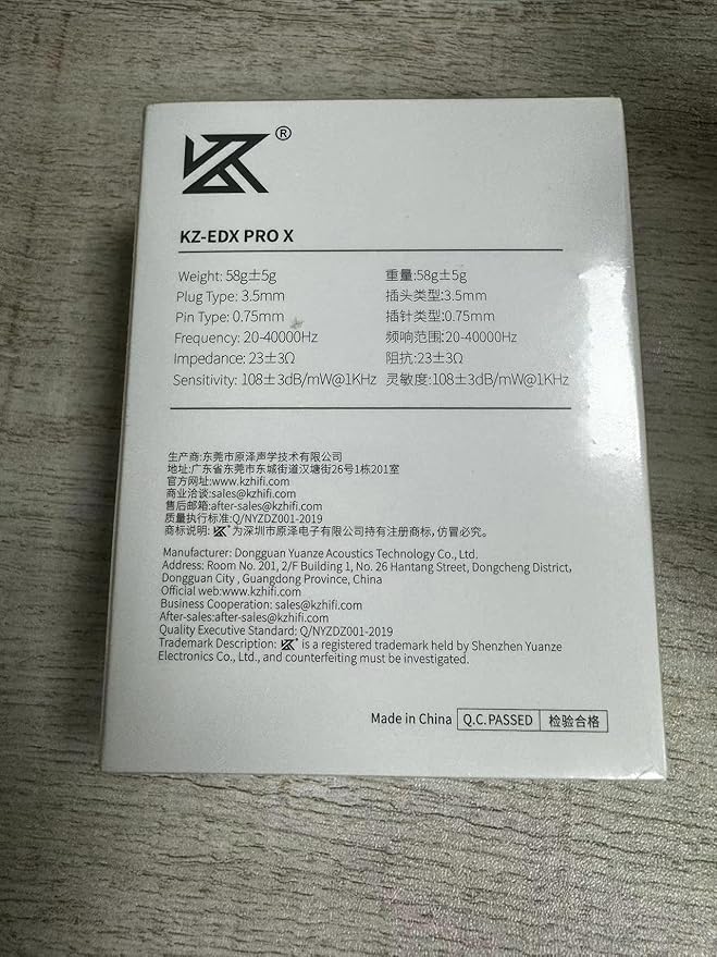 KZ ZSN Pro Dual Drivers 1BA 1DD in Ear Earphones HiFi Power Bass Earbuds Headphones High Clarity Sound Wired Earphones with Detachable Cable for Audiophile Musician