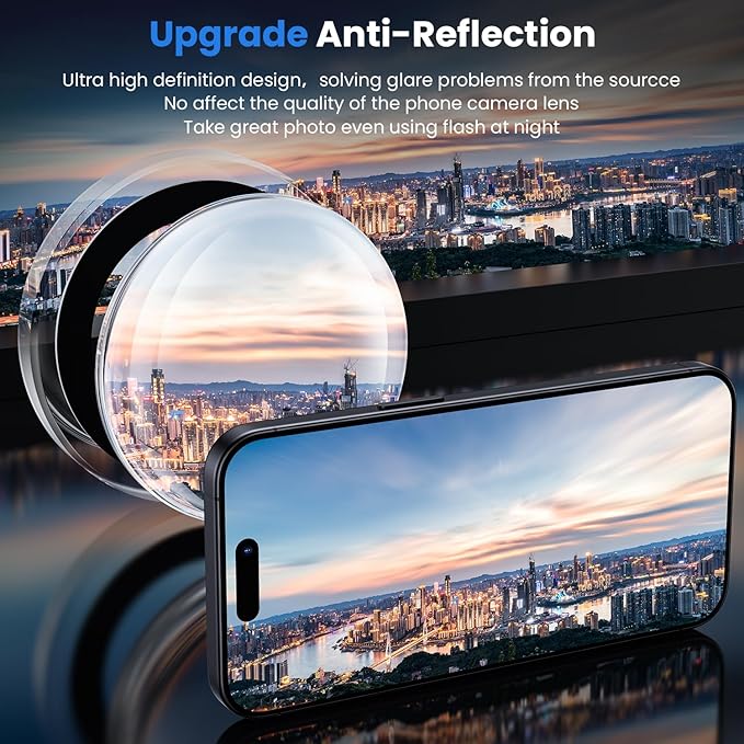 WSKEN for iPhone 16 Pro/iPhone 16 Pro Max Camera Lens Protector - [Original Shooting Model] Shatterproof Ultra HD Tempered Metal Glass Camera Screen Protector Cover Film Accessories
